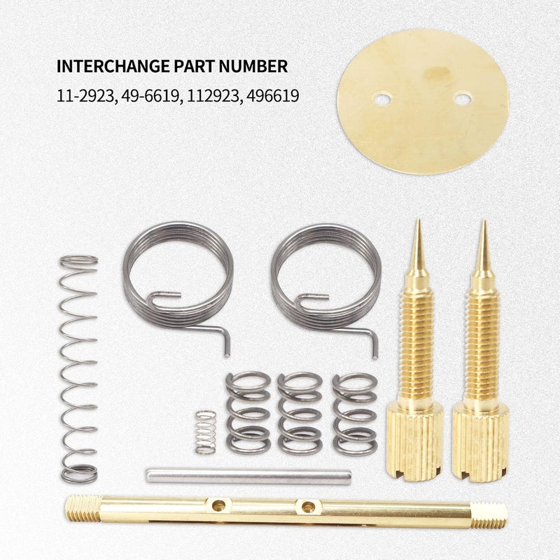 OXCANO Carburetor Carb Rebuild Kit Compatible With S&S Master Super E Carb Carburetor Rebuild Repair Kit Replacement Gaskets O-rings Replaces Replaces# 11-2923 Carburetor Rebuild Kit - Image 2